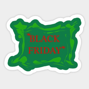 Black friday Sticker